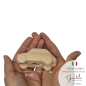Macchinina Crema in Ceramica da appoggio (8cm)