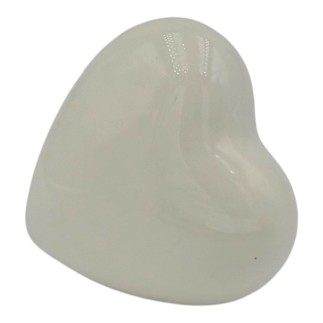 Set 10 Cuori Bianchi in Ceramica (4.5 cm) – Disponibili in Quantità Limitata