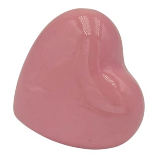Set of 7 Pink Ceramic Hearts with Magnet (4.5cm)