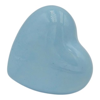Set 20 Cuori Celeste in Ceramica con Calamita (4.5cm)