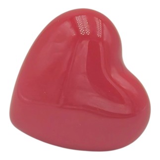 Set of 10 Rosso Ceramic Hearts with Magnet (4.5cm)