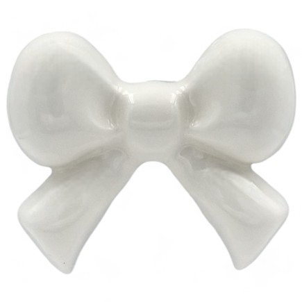 Set 9 Ceramic White Ribbon with Magnet (5cm)
