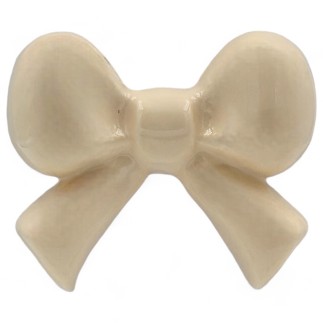 Set 27 Ceramic Cream Ribbon with Magnet (5cm)