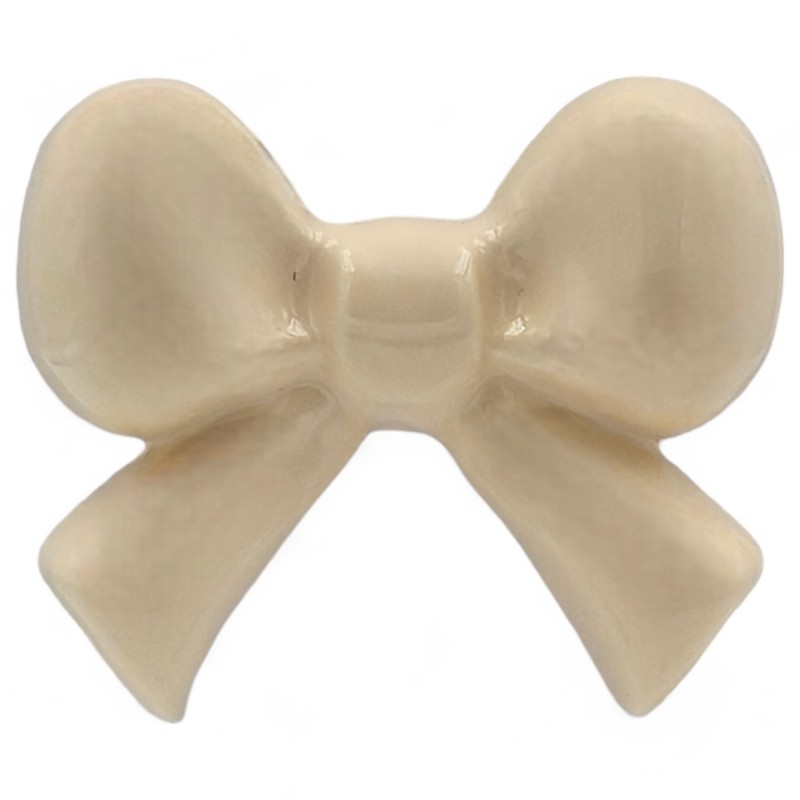 Set 27 Ceramic Cream Ribbon with Magnet (5cm) Set 27 Ceramic Cream Ribbon with Magnet (5cm)