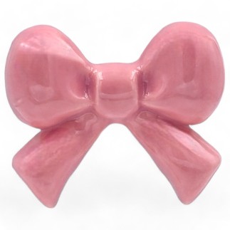 Set 19 Ceramic Pink Ribbon with Magnet (5cm)