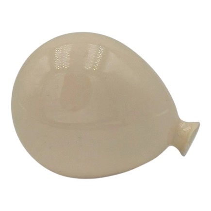 Set 2 Palloncini Crema in Ceramica (5 cm) – Disponibili in Quantità Limitata