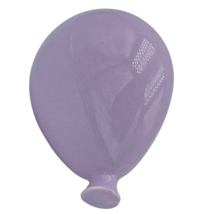 Set 3 Palloncini Viola Lilla in Ceramica con Calamita (5cm)
