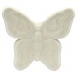 Set da 12 Farfalla Bianca in Ceramica con Calamita (5,5cm) – Disponibili in Quantità Limitata