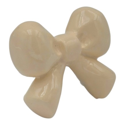 Set 27 Fiocchetto Crema in Ceramica con Calamita (5cm)