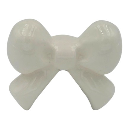 Set 9 Ceramic White Ribbon with Magnet (5cm)
