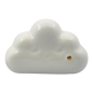 White ceramic cloud with gold detail – Baby Soft Collection (8cm)