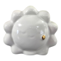 Sole bianco con dettaglio oro in ceramica – Linea Baby Soft (8cm)