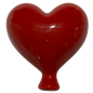 Palloncino Cuore Rosso in Ceramica da appendere (6cm)