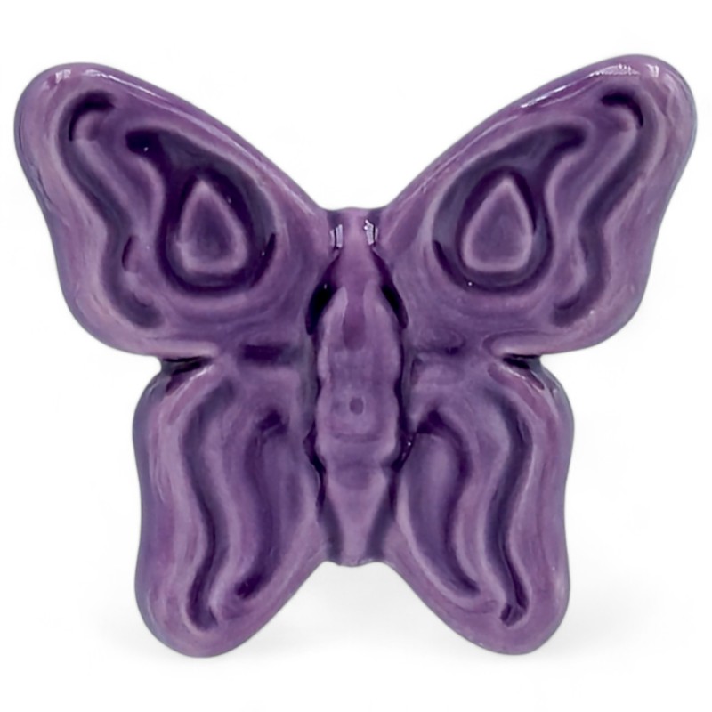 Ceramic Purple Lavender Butterfly with Magnet (5.5cm) Ceramic Purple Lavender Butterfly with Magnet (5.5cm)