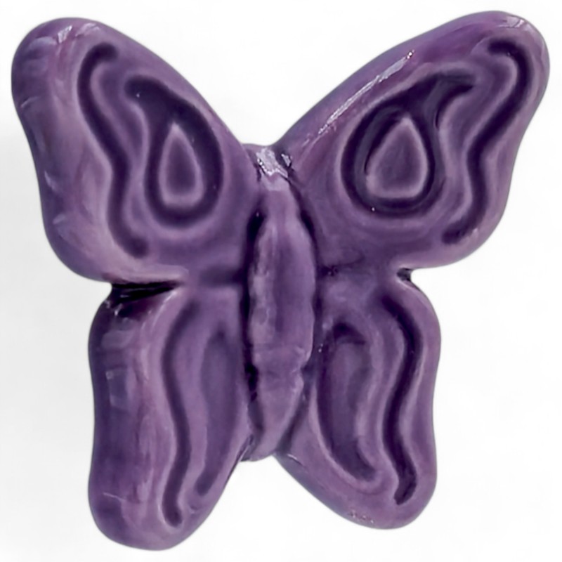 Ceramic Purple Lavender Butterfly with Magnet (5.5cm) Ceramic Purple Lavender Butterfly with Magnet (5.5cm)