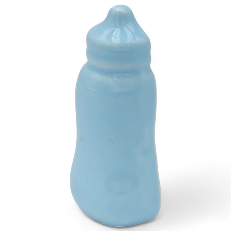 Ceramic Azure Baby Bottle with Magnet (5cm) Ceramic Azure Baby Bottle with Magnet (5cm)