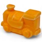 Ceramic Bright Orange Train with Magnet (4.5cm) Ceramic Bright Orange Train with Magnet (4.5cm)