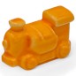 Ceramic Bright Orange Train with Magnet (4.5cm) Ceramic Bright Orange Train with Magnet (4.5cm)