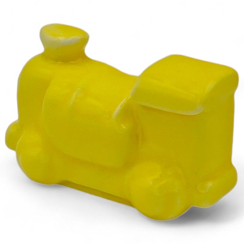 Ceramic Lemon Yellow Train with Magnet (4.5cm)