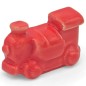 Ceramic Coral Red Train with Magnet (4.5cm) Ceramic Coral Red Train with Magnet (4.5cm)
