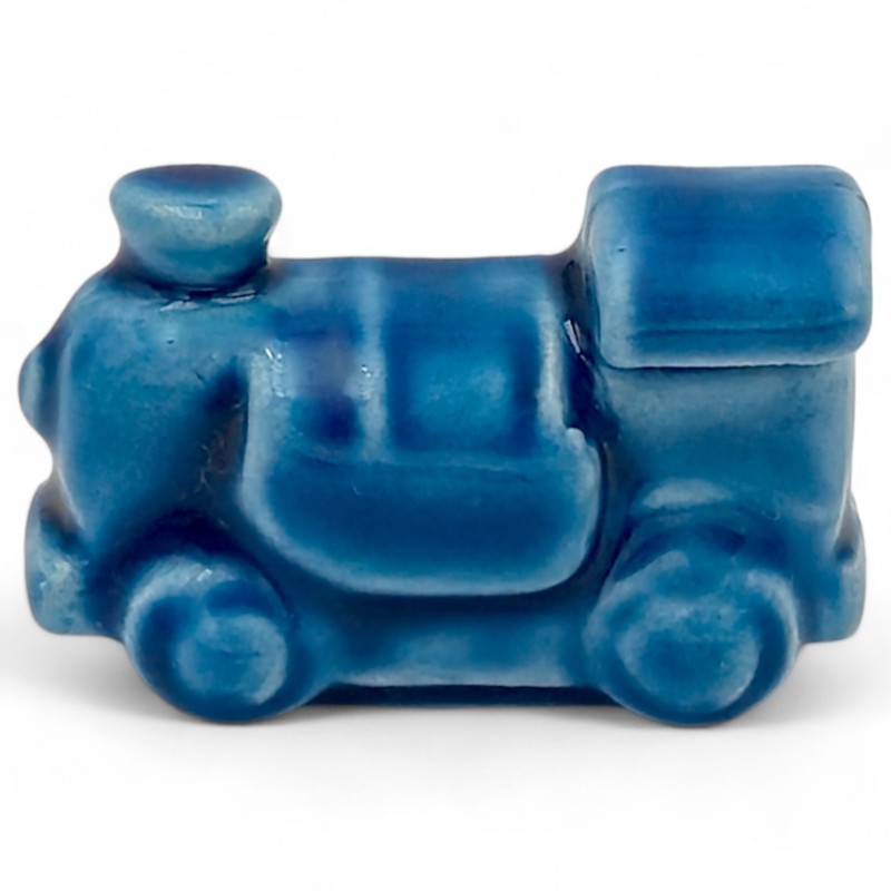 Ceramic Cobalt Blue Train with Magnet (4.5cm) Ceramic Cobalt Blue Train with Magnet (4.5cm)