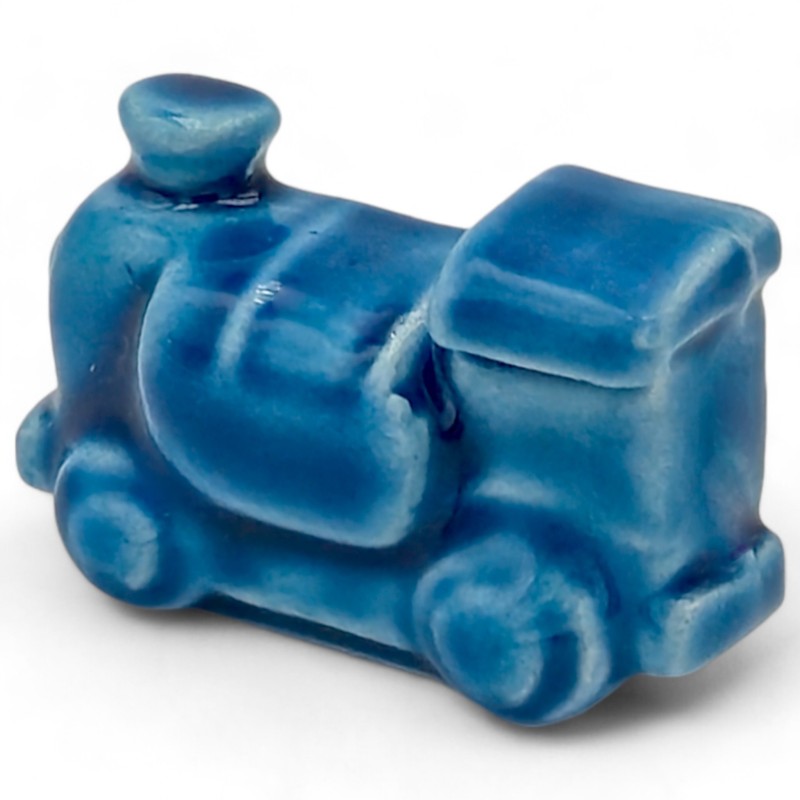 Ceramic Cobalt Blue Train with Magnet (4.5cm) Ceramic Cobalt Blue Train with Magnet (4.5cm)