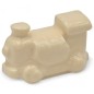 Ceramic Cream Train with Magnet (4.5cm) Ceramic Cream Train with Magnet (4.5cm)