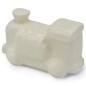 Ceramic White Train with Magnet (4.5cm)