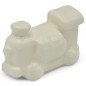 Ceramic White Train with Magnet (4.5cm)