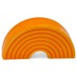Arcobaleno Arancione Brillante in Ceramica con Calamita (5,5cm) Arcobaleno Arancione Brillante in Ceramica con Calamita (5,5cm)