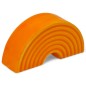 Ceramic Bright Orange Rainbow with Magnet (5.5cm) Ceramic Bright Orange Rainbow with Magnet (5.5cm)