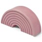 Arcobaleno Rosa in Ceramica con Calamita (5,5cm) Arcobaleno Rosa in Ceramica con Calamita (5,5cm)