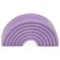 Arcobaleno Viola Glicine in Ceramica con Calamita (5,5cm) Arcobaleno Viola Glicine in Ceramica con Calamita (5,5cm)