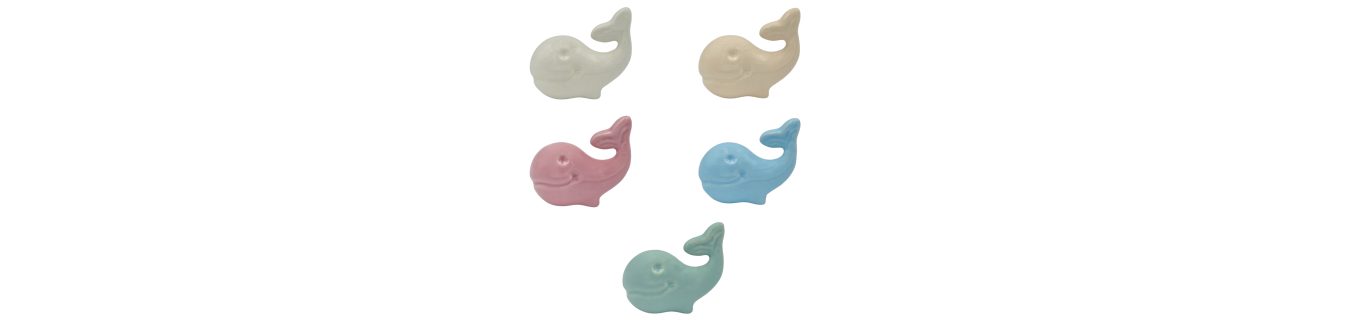 Balene in ceramica artigianale | Bomboniere Gentile Ceramiche