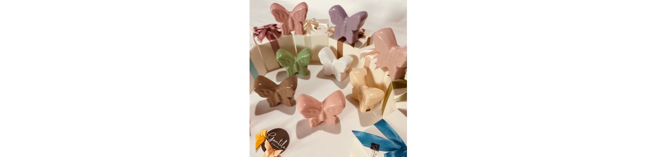 Bomboniere Farfalle in Ceramica Fatte a Mano | Gentile Ceramiche