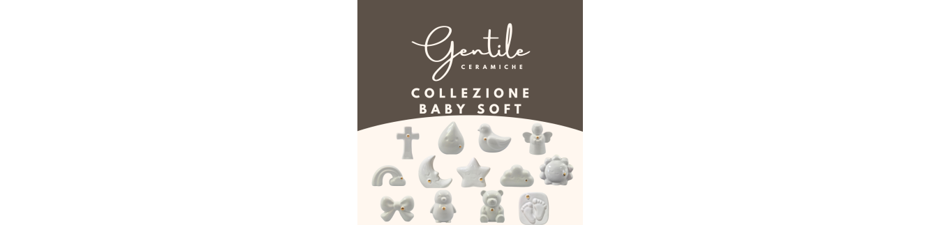 Bomboniere Baby Soft in ceramica | Nascita e battesimo